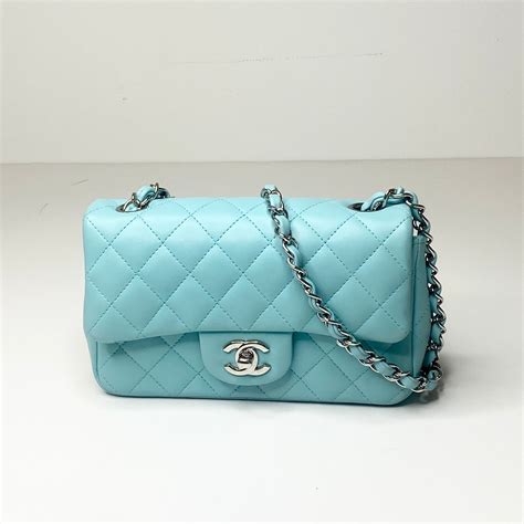 chanel tiffany blue collection|navy blue chanel purse.